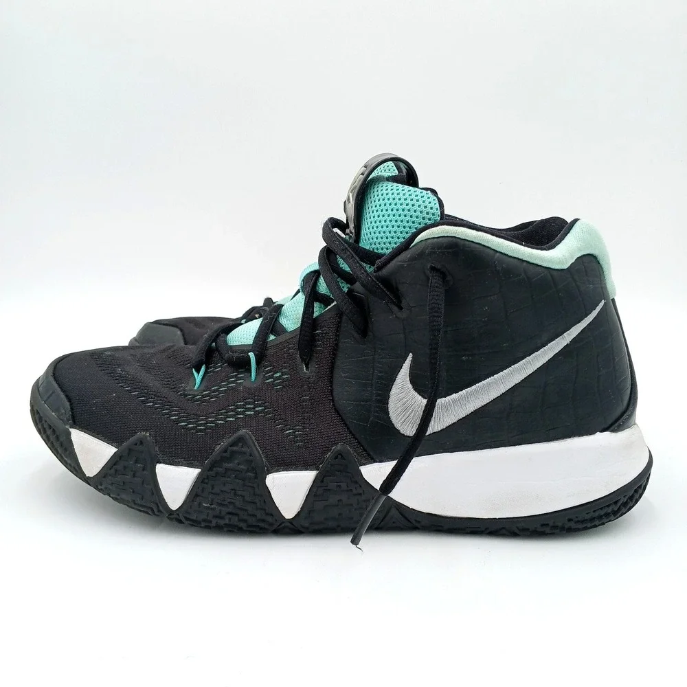 Youths Nike Kyrie Irving 4 'Tiffany' Aqua Blue GS Sneakers AA2897-002 Size 7Y